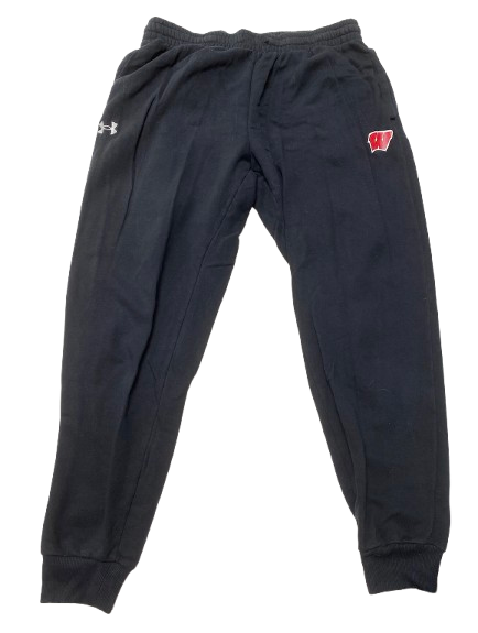 Tanner Koziol Wisconsin Football Team Issued Sweatpants (Size XLT)