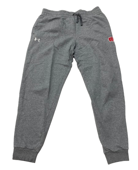 Tanner Koziol Wisconsin Football Team Issued Sweatpants (Size XLT)