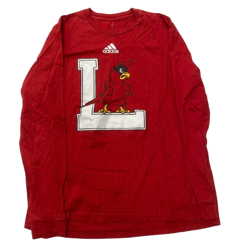 Paige Morningstar Louisville Volleyball Team Issued Long Sleeve Shirt (Size L)
