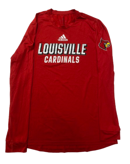 Paige Morningstar Louisville Volleyball Team Issued Long Sleeve Shirt (Size M)