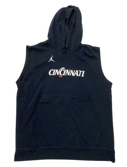 CJ Fredrick Cincinnati Basketball Player Exclusive Sleeveless Hoodie (Size L)