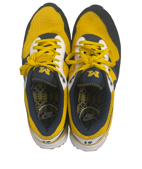 Jack Tuttle Michigan Football Team Issued "Nike Air Max SYSTM Michigan" Shoes (Size 13)