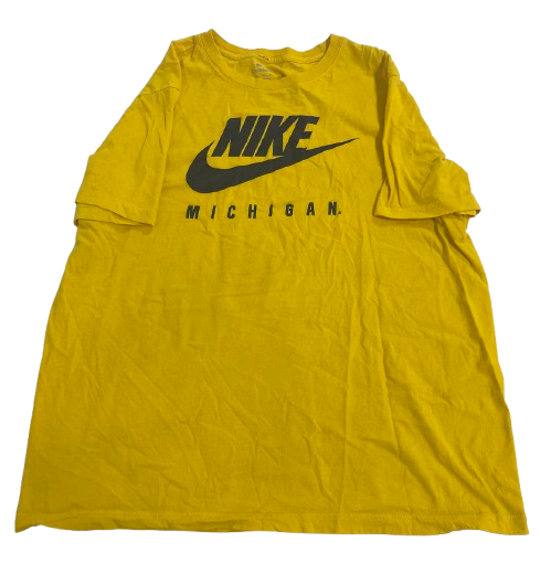 Jack Tuttle Michigan Football Team Issued Workout Shirt (Size XL)