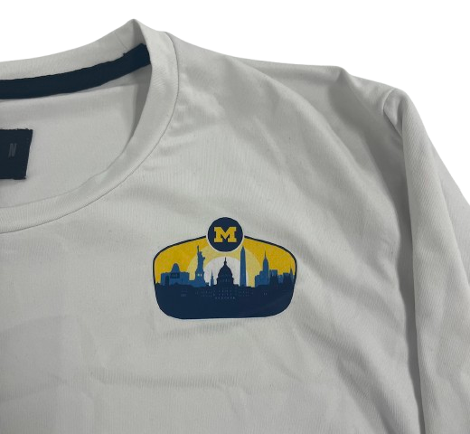 Jack Tuttle Michigan Football Player Exclusive "DC TRIP" Team Trip Long Sleeve Shirt (Size XL)