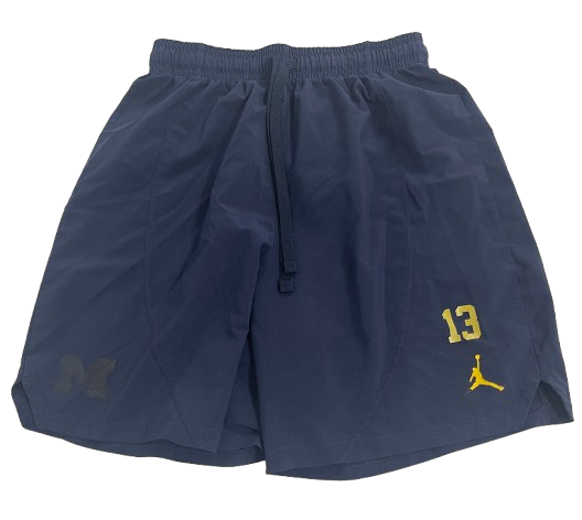 Jack Tuttle Michigan Football Player Exclusive Workout Shorts with 