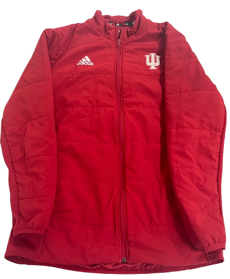 Jack Tuttle Indiana Football Team Issued Jacket with Player Tag (Size LT)