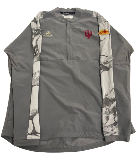 Jack Tuttle Indiana Football Player Exclusive "2021 Outback Bowl - 35th Anniversary" Quarter-Zip Jacket (Size LT)