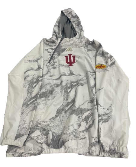 Jack Tuttle Indiana Football Player Exclusive "2021 Outback Bowl - 35th Anniversary" Quarter-Zip Jacket (Size LT)