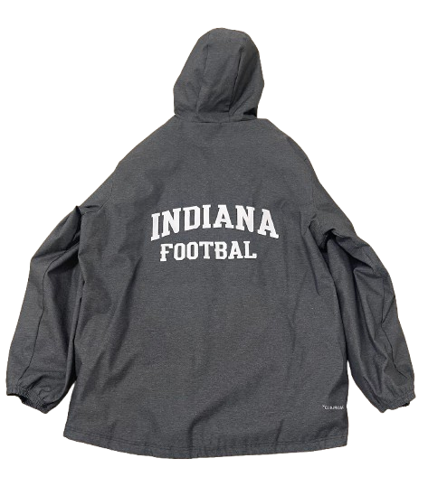 Jack Tuttle Indiana Football Player Exclusive Heavy Sidelines Jacket (Size L)
