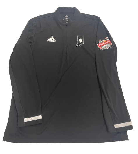 Jack Tuttle Indiana Football Player Exclusive "2020 TaxSlayer Bowl" Quarter-Zip Pullover (Size L)