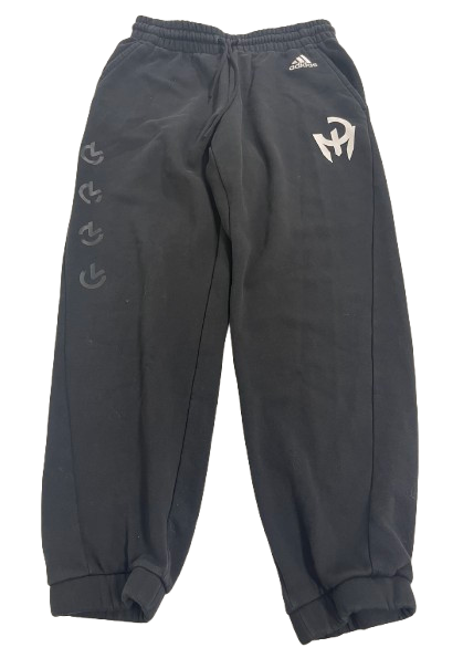 Jack Tuttle Indiana Football Team Issued "Patrick Mahomes" Adidas Sweatpants with Player Tag (Size L)