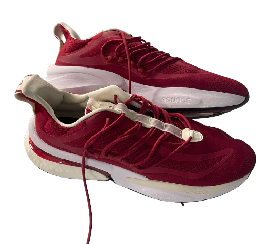 Indiana Basketball Team Issued Alphaboost V1 NCAA Pack Shoes (Size 14)