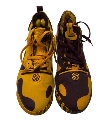 Alston Mason Arizona State Basketball Player Exclusive "James Harden" Shoes (Size 12.5)