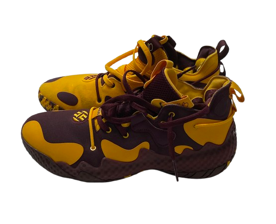 Alston Mason Arizona State Basketball Player Exclusive "James Harden" Shoes (Size 12.5)