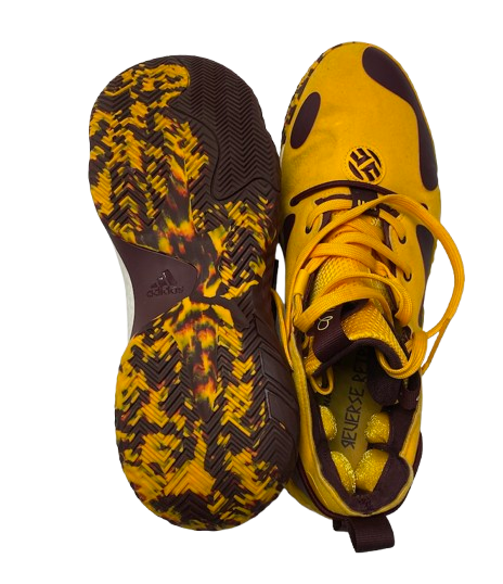 Alston Mason Arizona State Basketball Player Exclusive "James Harden" Shoes (Size 12.5)