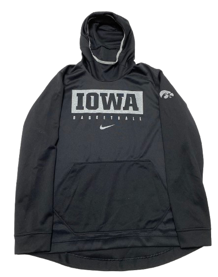 CJ Fredrick Iowa Basketball Team Issued Travel Sweatshirt (Size XL)