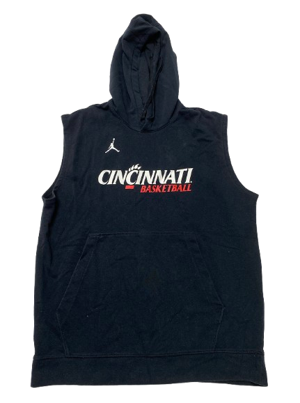 CJ Fredrick Cincinnati Basketball Player Exclusive Sleeveless Hoodie (Size L)
