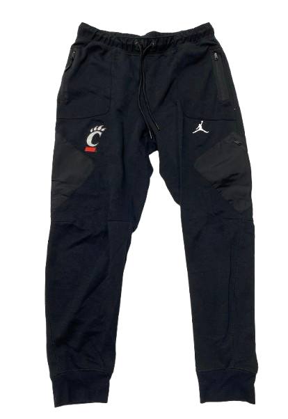 CJ Fredrick Cincinnati Basketball Player Exclusive Sweatpants (Size L)