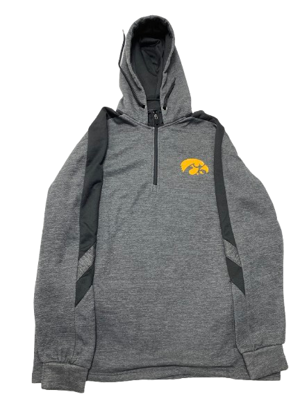 CJ Fredrick Iowa Basketball Team Issued Quarter-Zip Jacket (Size L)