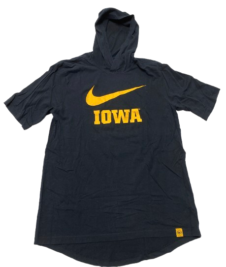 CJ Fredrick Iowa Basketball Player Exclusive Short Sleeve Hoodie (Size L)