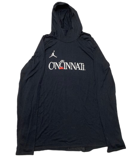 CJ Fredrick Cincinnati Basketball Player Exclusive Performance Hoodie (Size L)