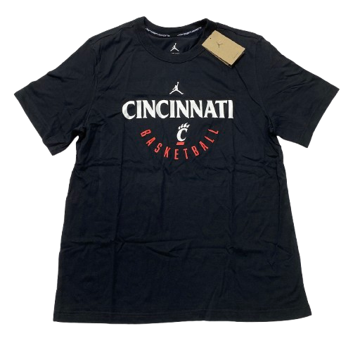 CJ Fredrick Cincinnati Basketball Team Issued Workout Shirt (Size L)