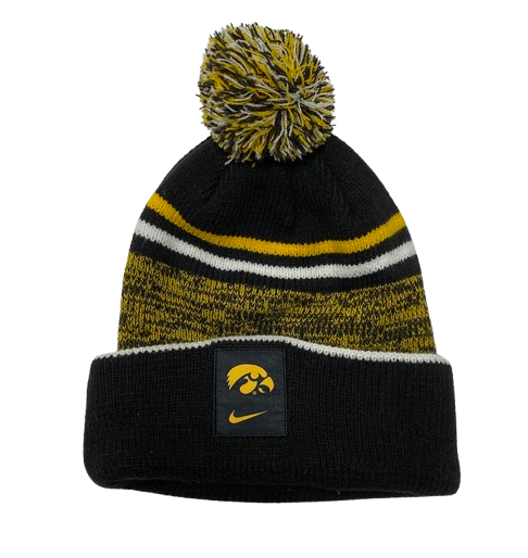 CJ Fredrick Iowa Basketball Team Issued Beanie Hat