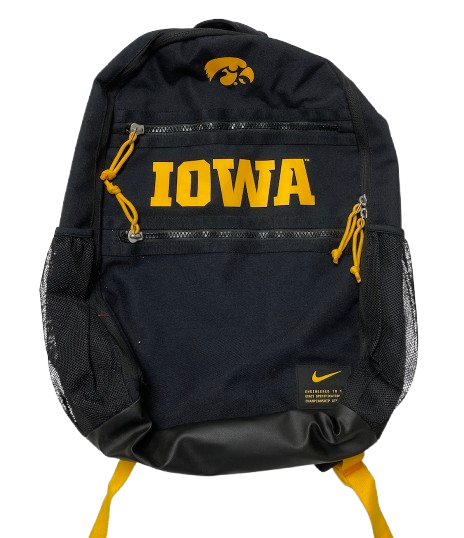 CJ Fredrick Iowa Basketball Player Exclusive Travel Backpack