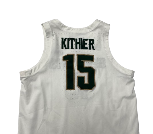 Thomas Kithier Michigan State Basketball 2018-2019 Game Worn Jersey (Size 50)