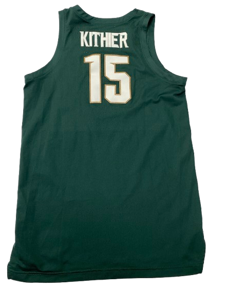 Thomas Kithier Michigan State Basketball 2018-2019 Game Worn Jersey (Size 50)