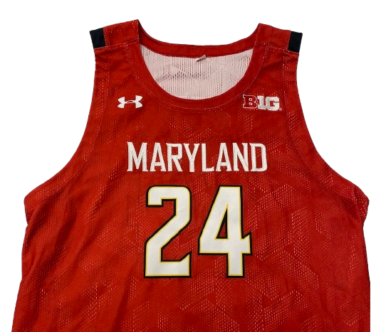 Donta Scott Maryland Basketball 2020 Game Worn Jersey (Size XL)