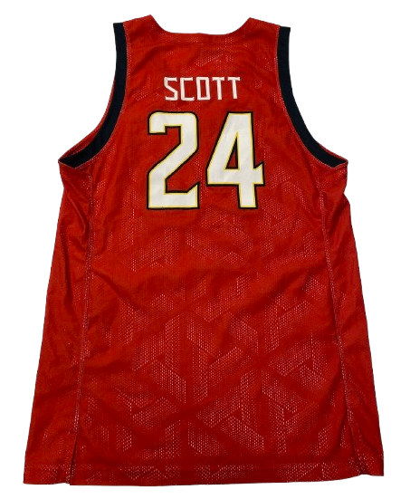 Donta Scott Maryland Basketball 2020 Game Worn Jersey (Size XL)
