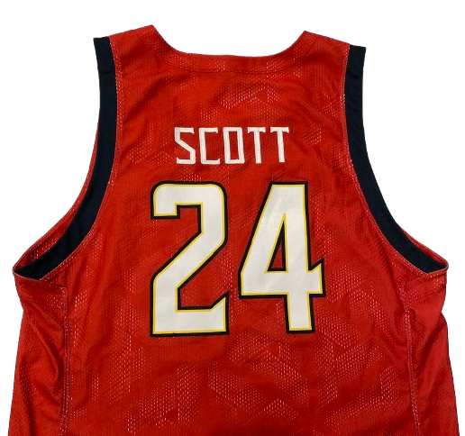 Donta Scott Maryland Basketball 2020 Game Worn Jersey (Size XL)