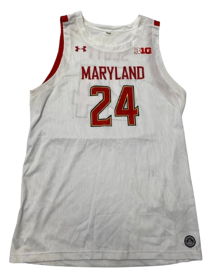 Donta Scott Maryland Basketball 2020 Game Worn Jersey (Size XL)