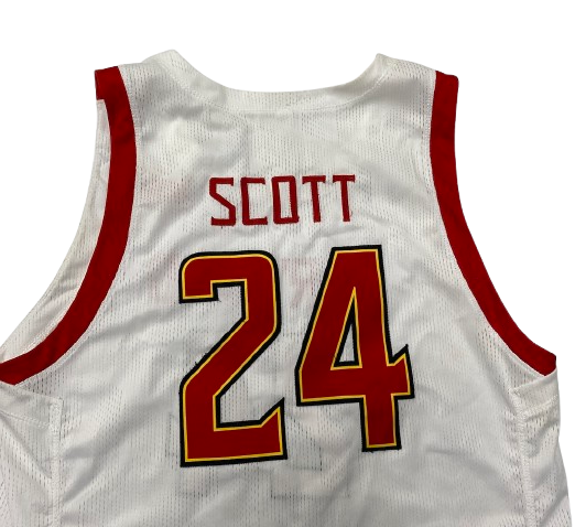 Donta Scott Maryland Basketball 2020 Game Worn Jersey (Size XL)