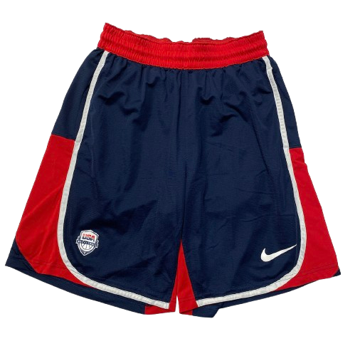 Team USA Basketball Player Exclusive Workout Shorts (Size L)