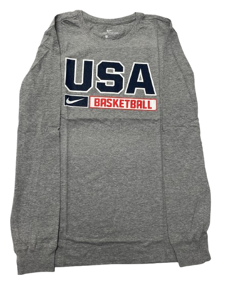 Team USA Basketball Player Exclusive Long Sleeve Shirt (Size M)