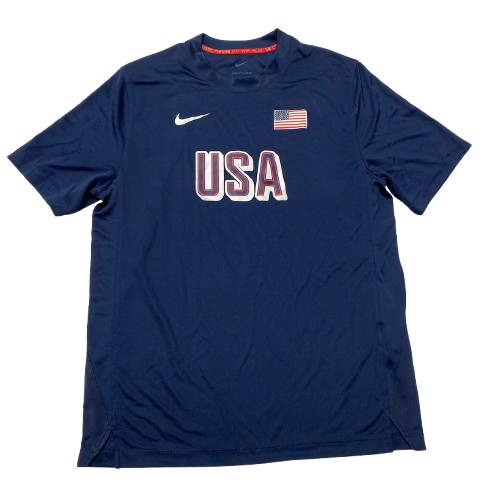 Team USA Basketball Player Exclusive Pre-Game Warm-Up Shooting Shirt (Size M)