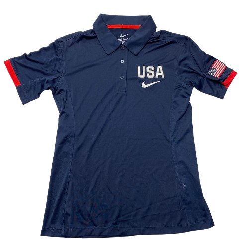 Team USA Basketball Player Exclusive Polo Shirt (Size Women&