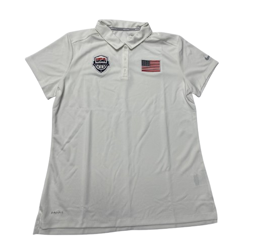 Team USA Basketball Player Exclusive Polo Shirt (Size Women&