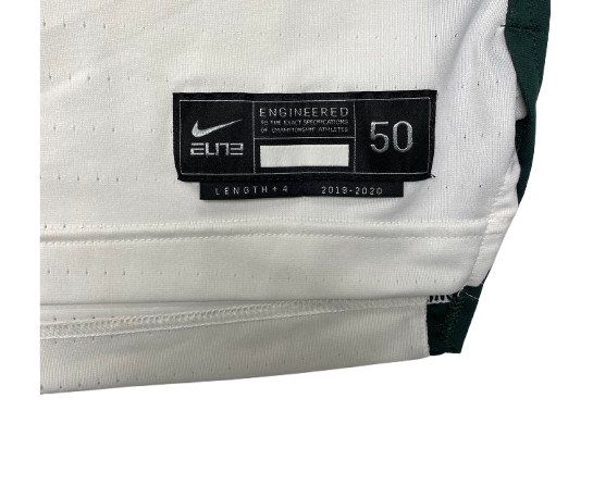 Thomas Kithier Michigan State Basketball 2020-2021 Game Worn Jersey (Size 50)