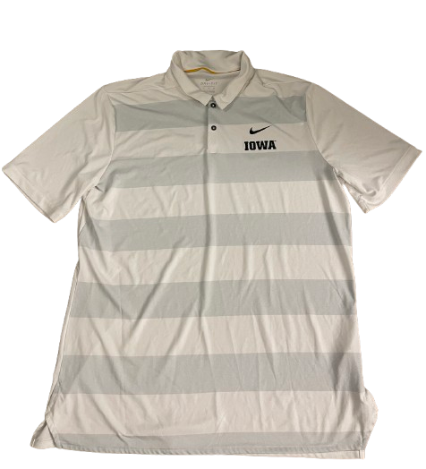 Joe Wieskamp Iowa Basketball Team Issued Polo Shirt (Size XLT)