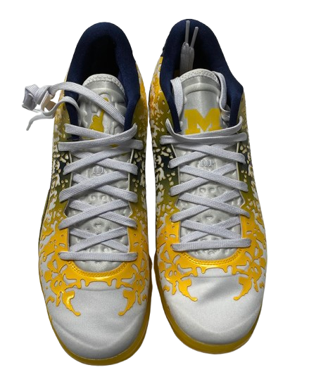 Michigan Basketball Player Exclusive "Zion 3" Jordan Shoes (Size 11.5)