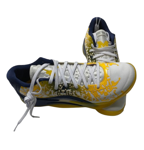 Michigan Basketball Player Exclusive "Zion 3" Jordan Shoes (Size 11.5)