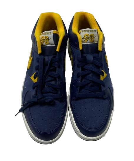 Michigan Basketball Player Exclusive "Stadium 90" Jordan Shoes (Size 11.5)