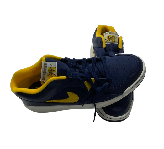 Michigan Basketball Player Exclusive "Stadium 90" Jordan Shoes (Size 11.5)