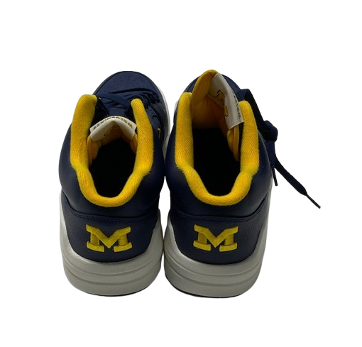 Michigan Basketball Player Exclusive "Stadium 90" Jordan Shoes (Size 11.5)