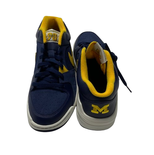 Michigan Basketball Player Exclusive "Stadium 90" Jordan Shoes (Size 11.5)