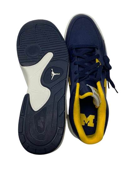 Michigan Basketball Player Exclusive "Stadium 90" Jordan Shoes (Size 11.5)