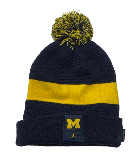 Michigan Basketball Team Issued Beanie Hat